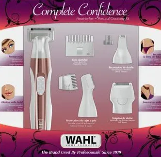 Kit Depiladora Confidence Personal Para Dama Wahl  Original 05604-108 Rosado